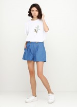 Короткі шорти з косими кишенями фото 0