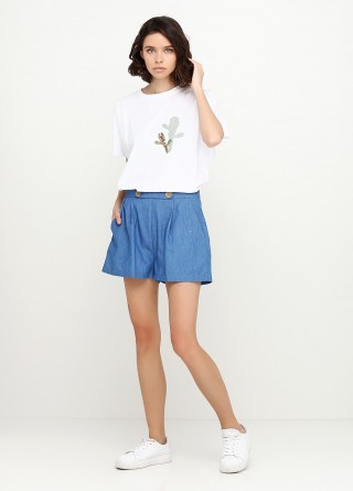 Короткі шорти з косими кишенями2343 купить