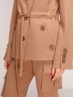 Жакет с кулисой по талии фото 2