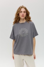 Сіра футболка 4012 фото 0