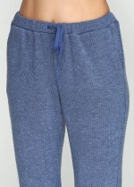 Серо-голубые slim брюки фото 2