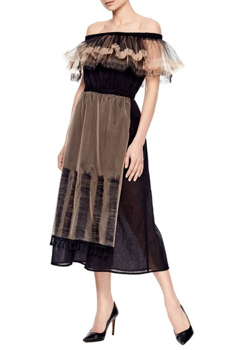 Комбинезон с рюшей на плечах1970 купить