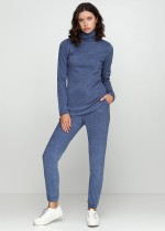 Серо-голубые slim брюки фото 0