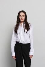 Біла сорочка 3766 фото 4