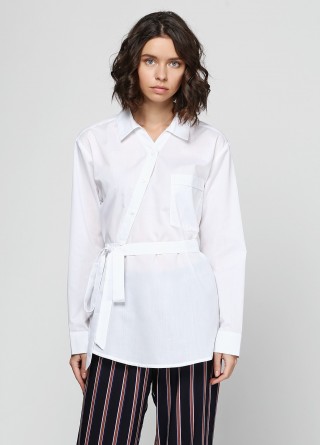 Сорочка з діагональною планкою 23242324 купить