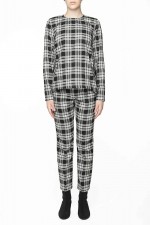 Укороченные костюмные брюки фото 0