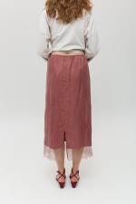 Коричнева спідниця 4027 фото 3