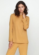 Горчичный свитер фото 1