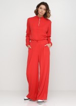 Коралловые брюки в пол фото 0