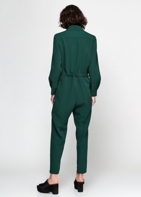 Смарагдовий комбінезон із костюмної тканини2317 купить