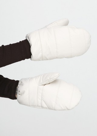 Молочные стеганые варежки2521 купить