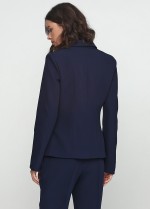 Двубортный жакет с английским воротником фото 1