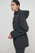 Сіра куртка 3687 фото 2