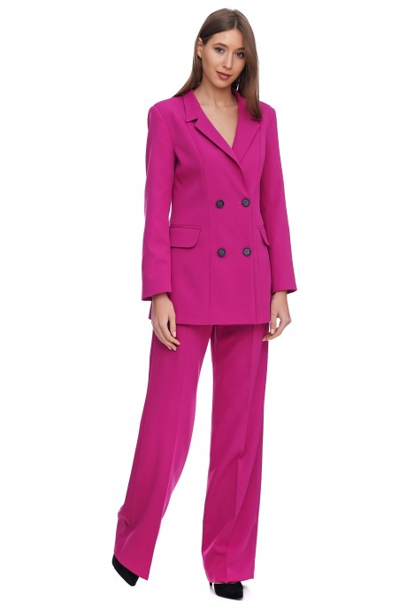 Макси брюки цвета фукси2945 купить