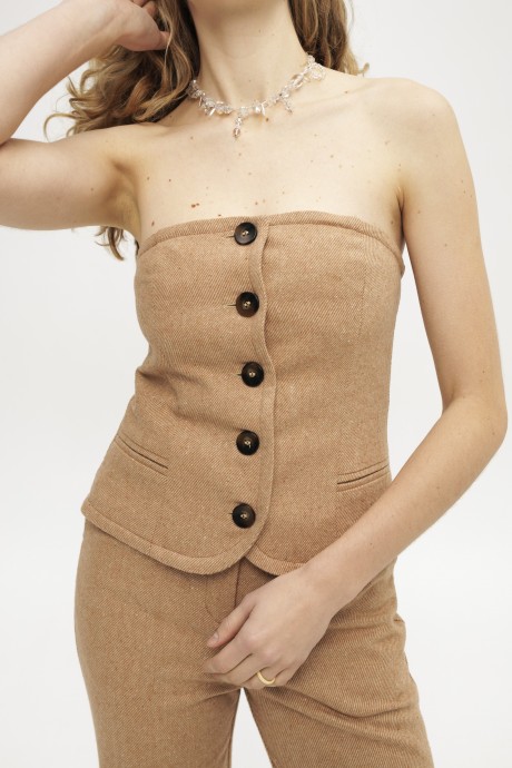 Бежевий корсет 38863886 купить