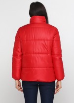 Красная короткая куртка фото 2