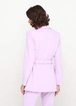 Жакет с поясом на резинке фото 1