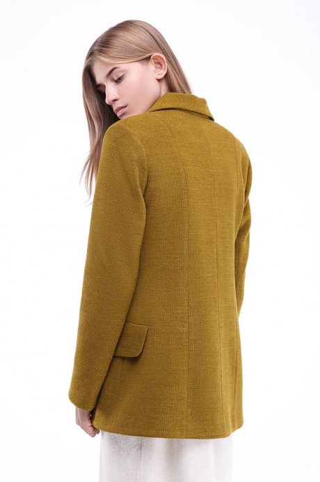 Шерстяное пальто-жакет1723 купить