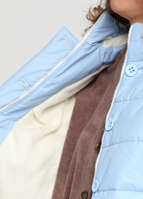 Зимня блакитна куртка2488 купить