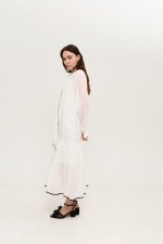 Біла сукня максі 3939 фото 1