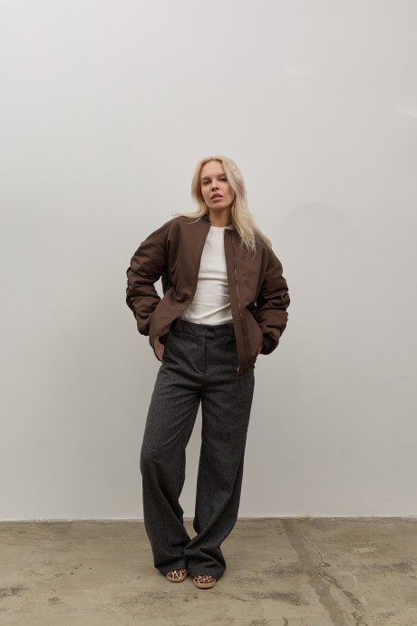 Коричневий бомбер 40704070 купить