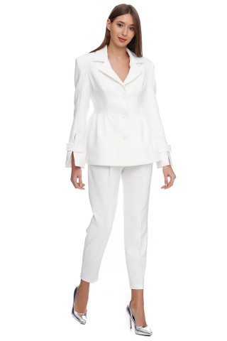 Завужені штани до низу з високим підйомом по талії2930 купить