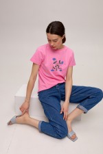 Рожева футболка 3971 фото 5