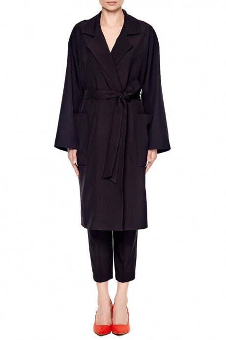 Легкое черное пальто1947 купить