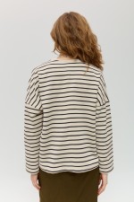 Бежевий світшот 4014 фото 4