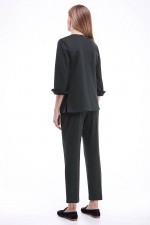 Укороченные брюки из шерсти фото 1