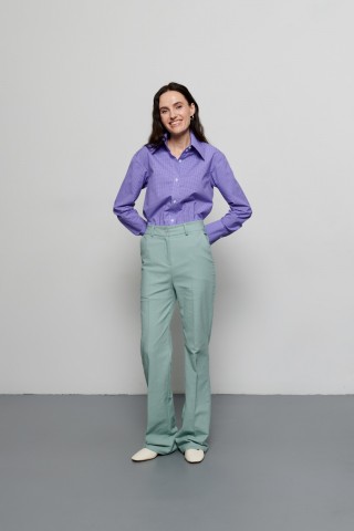 Зелені брюки 37643764 купить