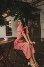 Юбка миди длины, с резинкой на поясе фото 2