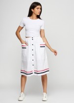 Юбка в черную крапинку фото 0