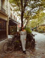 Облягаючий светр із довгим рукавом та відкритою спиною фото 0