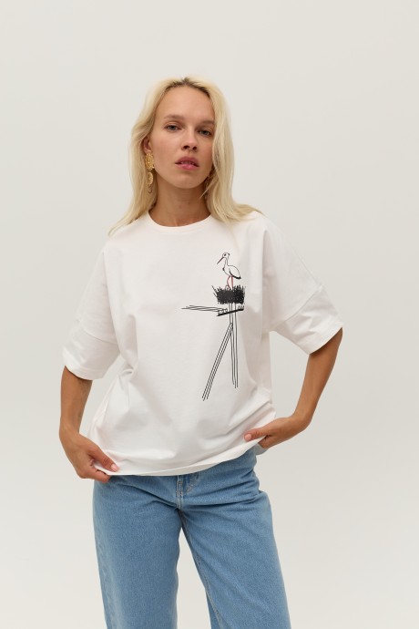 Біла футболка 38273827 купить