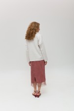 Коричнева спідниця 4027 фото 4