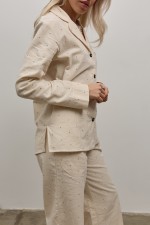 Бежева піжама 4067 фото 1