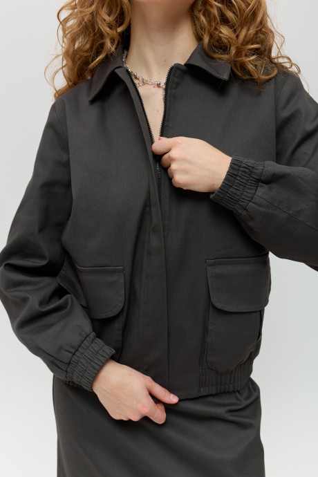 Сірий бомбер 40254025 купить