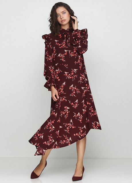 Платье с птичками2379 купить