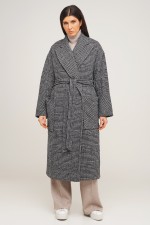 Вовняне пальто-халат 1849 фото 0