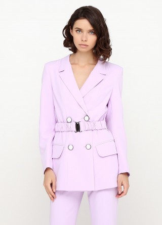 Жакет с поясом на резинке2347 купить