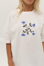 Біла футболка 3984 фото 3