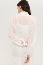 Біла сукня максі 3939 фото 3