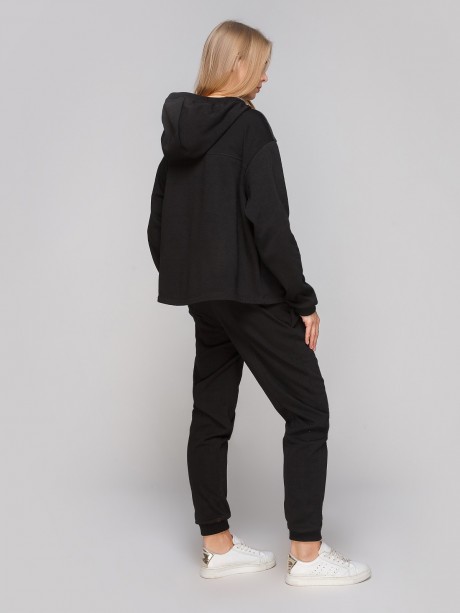 Зауженные брюки на манжете2852 купить