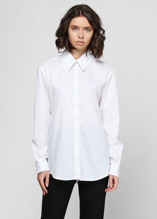 Біла вільна сорочка 23182318 купить