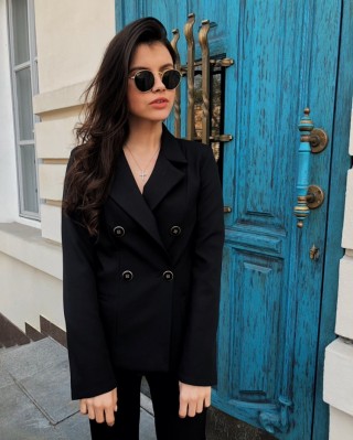 Черный жакет2314 купить