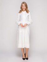 Платье midi, с розой на груди ручной работы фото 0