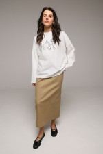 Білий лонгслів 3860 фото 2