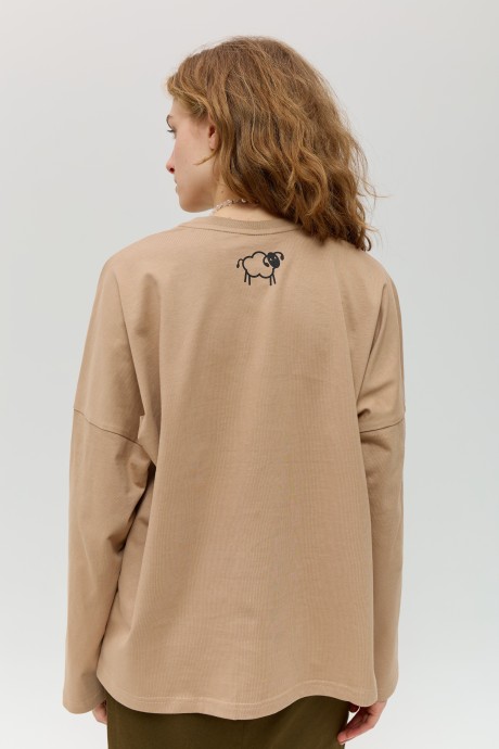 Бежевий лонгслів 40204020 купить