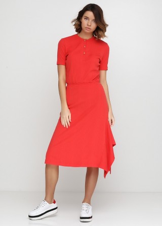 Платье с планкой на пуговицах2556 купить